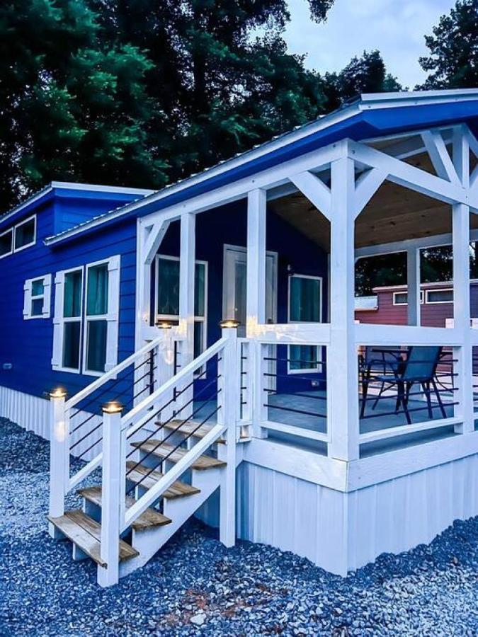2 Villa D'Azur Luxury Tiny House Mins To Lake Guntersville, Downtown, Firepit Exterior foto