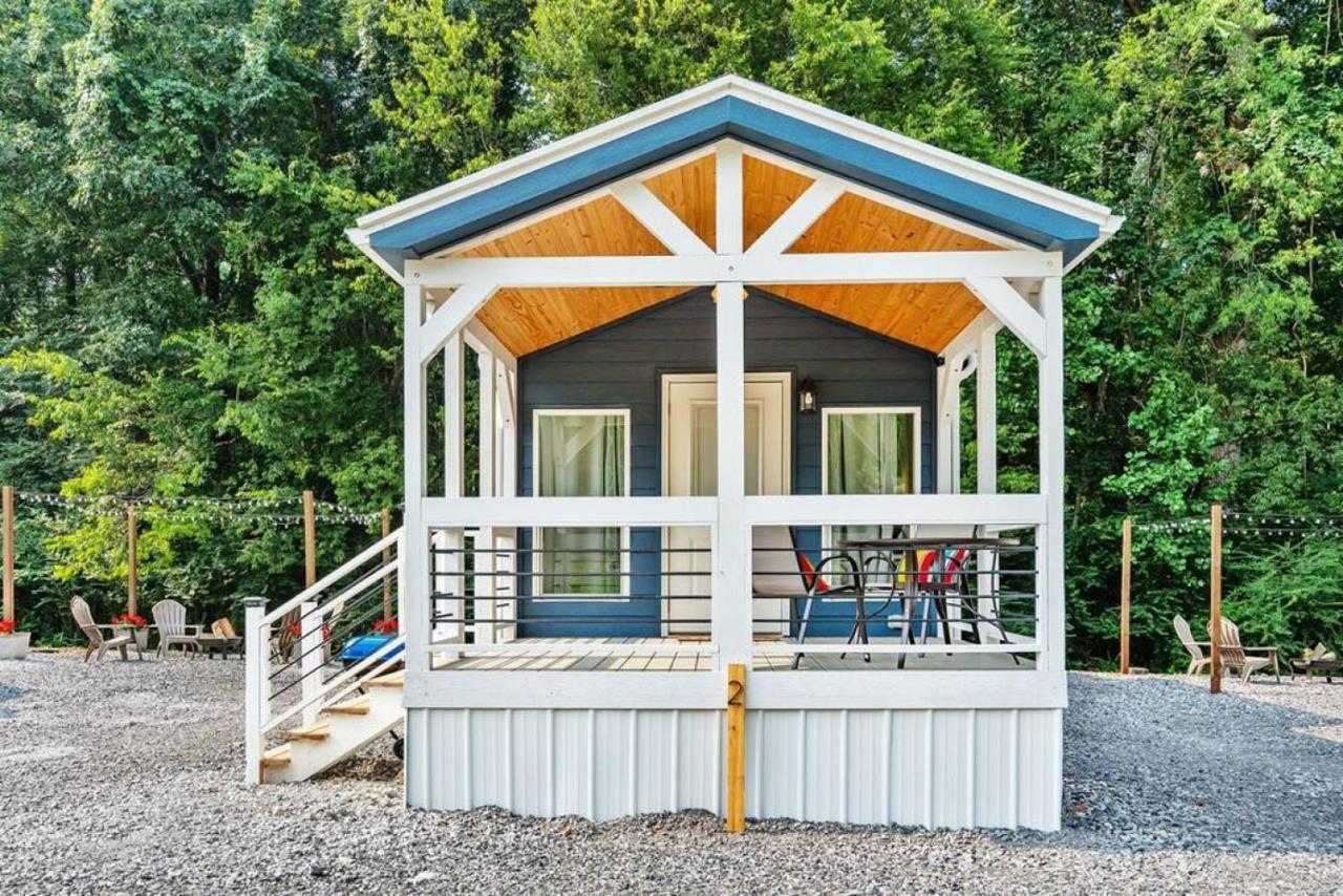 2 Villa D'Azur Luxury Tiny House Mins To Lake Guntersville, Downtown, Firepit Exterior foto